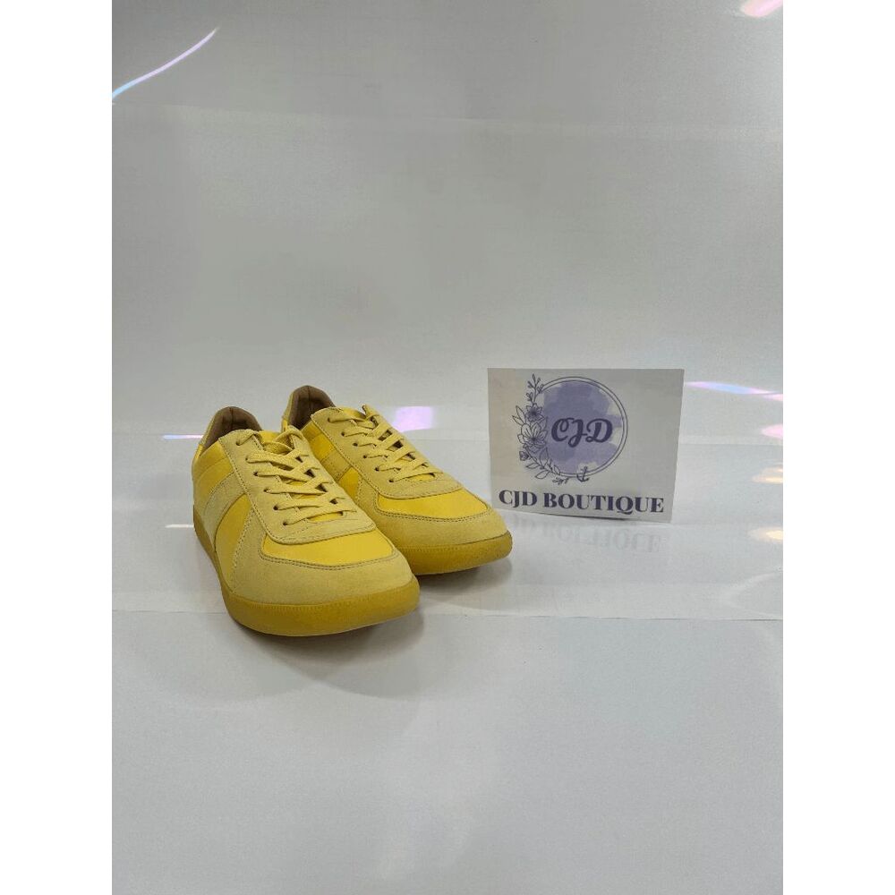 INC International Concepts Men's Harlan Court Sneakers - Yellow 10M